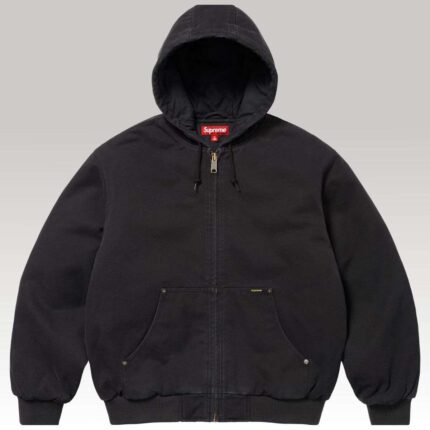 Supreme AOI Embroidered Work Black