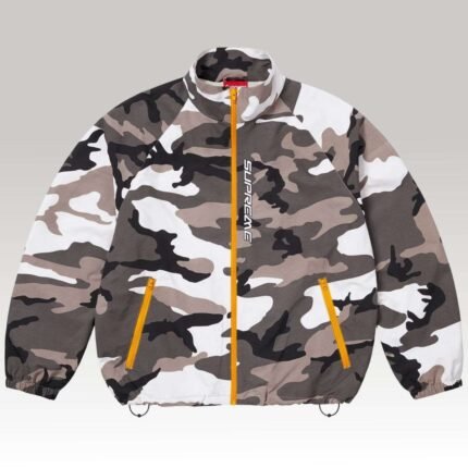 Supreme Contrast Zip Track Jacket