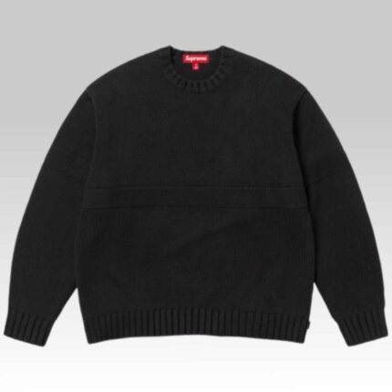 Supreme Old English Printed Sweater Black